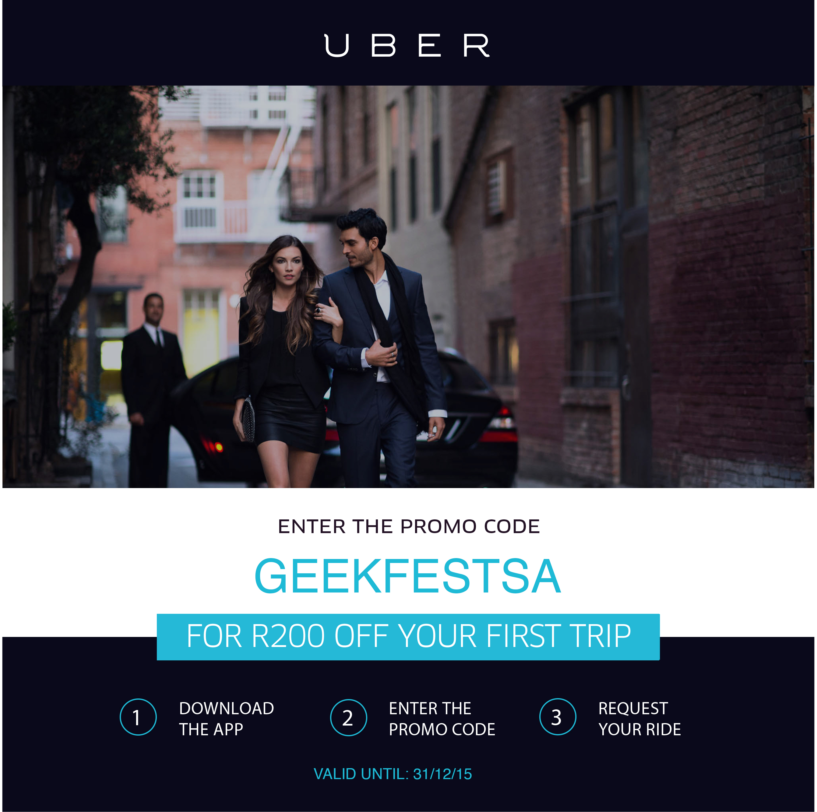 Arrive at GeekFest in style with Uber, Everyone’s Private Driver