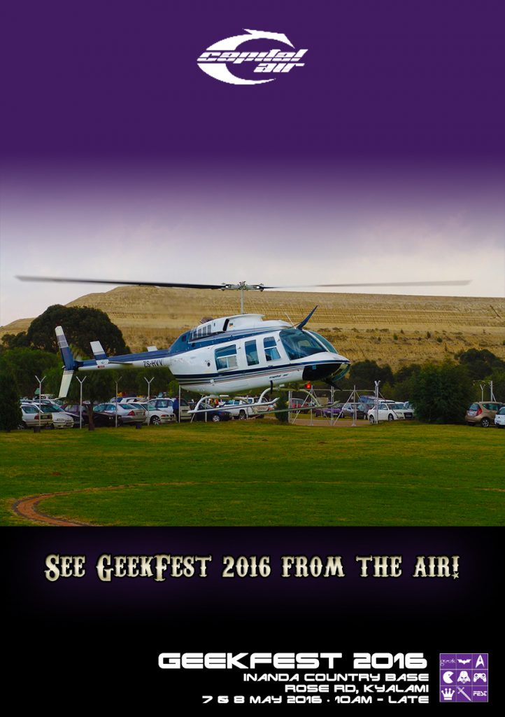 Capital Air helicopter flips at GeekFest 2016